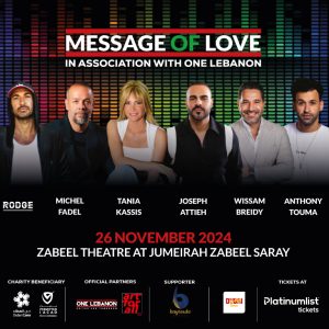 Message of Love at Zabeel Theatre in Dubai Concerts