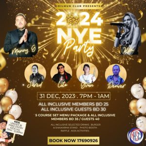 NYE Party at Dilmun Club